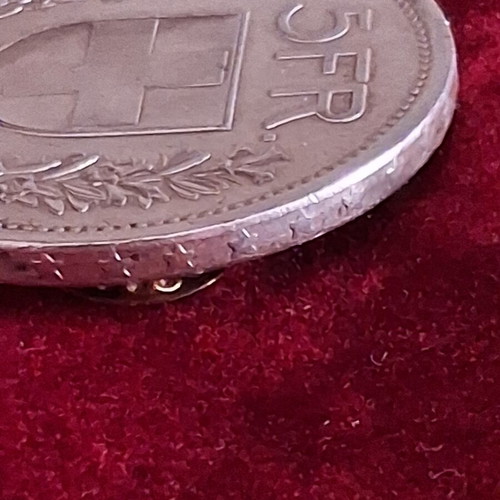 Switzerland 5 Francs 1969 B silver coin used, 835‰ silver