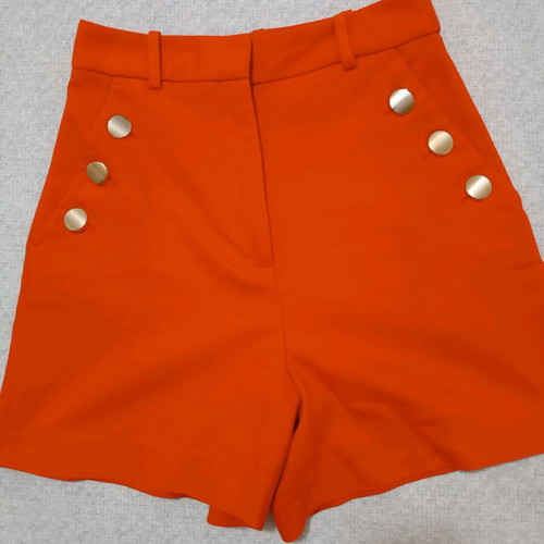 Zara high waist shorts bermuda like new, coral color
