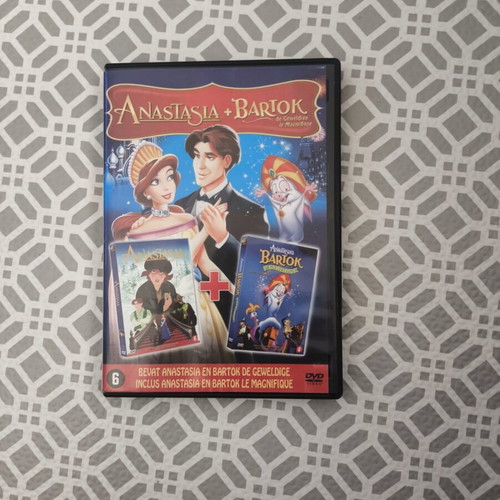 Anastasia & Bartok DVD like new, 2 animated movies, not dubbed