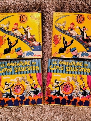 Ταινίες Looney Tunes Super 8 μεταχειρισμένες, 7 έγχρωμες και ομιλούσες κινούμενες εικόνες