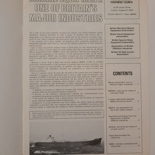 British Marine Equipment used, products and services of BMEC