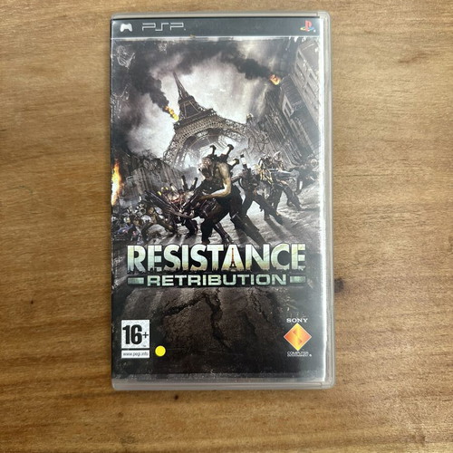 Resistance Retribution PSP game like new complete in box
