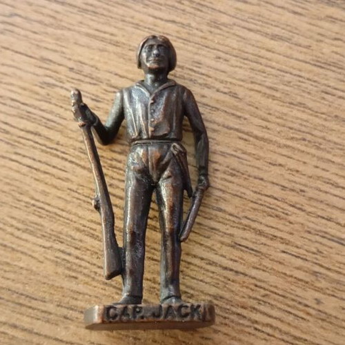 Cap Jack collectible metal figure like new