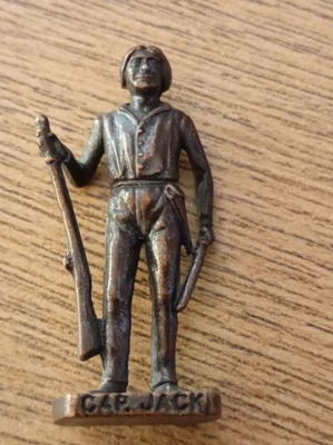 Cap Jack collectible metal figure like new