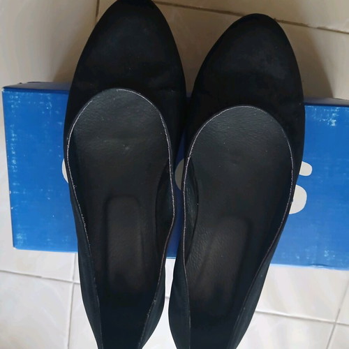 Sabino women's suede shoes used, size 37, black ballerinas