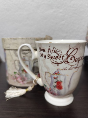 Mug new in gift box with beautiful design