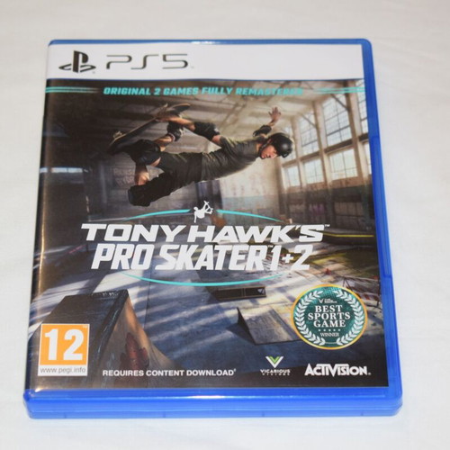 Tony Hawk's Pro Skater 1 + 2 Remastered PS5 game