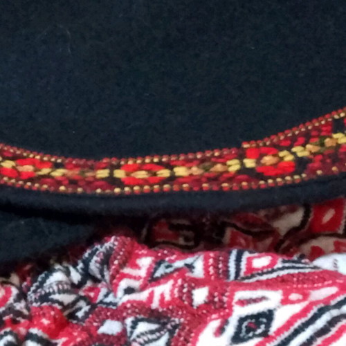 Traditional women's costume skirt and wool vest like new