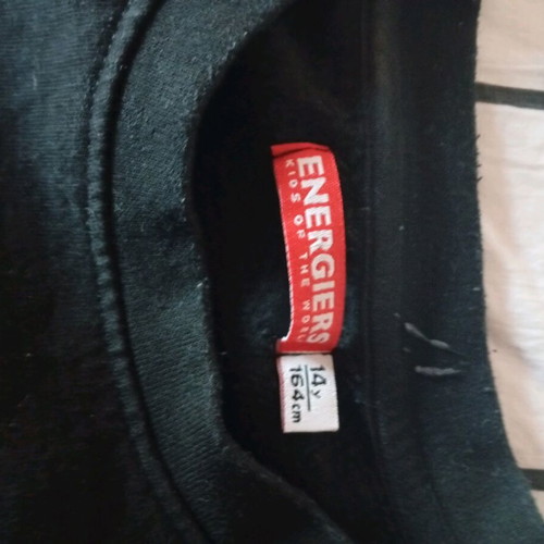 Energiers boys' blouse size 14 black like new