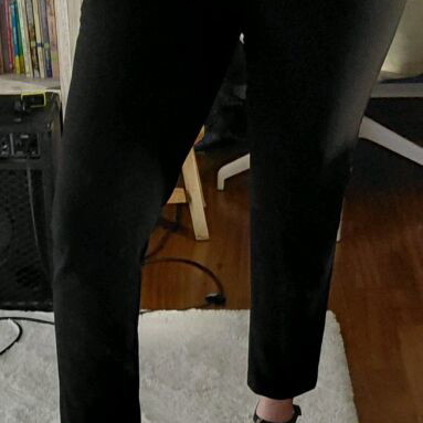 Benetton Pants Alpha Line Black Fabric like new size 48