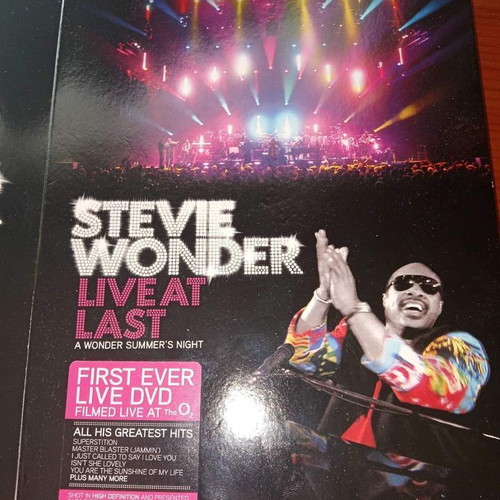 Stevie Wonder Live At Last DVD used, pop