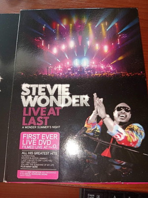Stevie Wonder Live At Last DVD μεταχειρισμένο, pop
