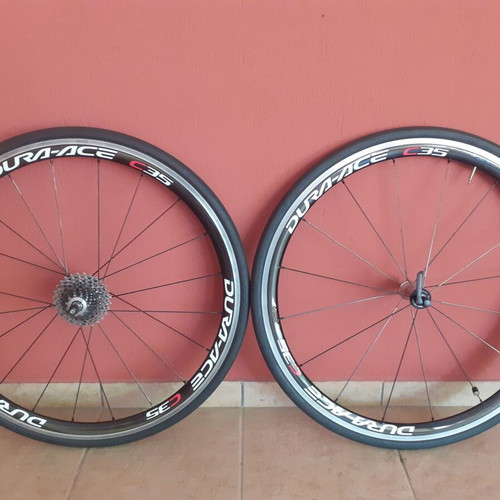 Shimano DURA-ACE WH 7900-C35 wheels like new, carbon clincher 35mm