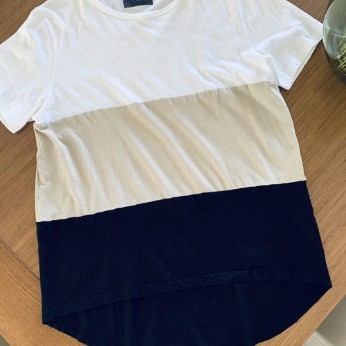 T-shirt Stelios Koudounaris unisex, size L, like new, black and beige