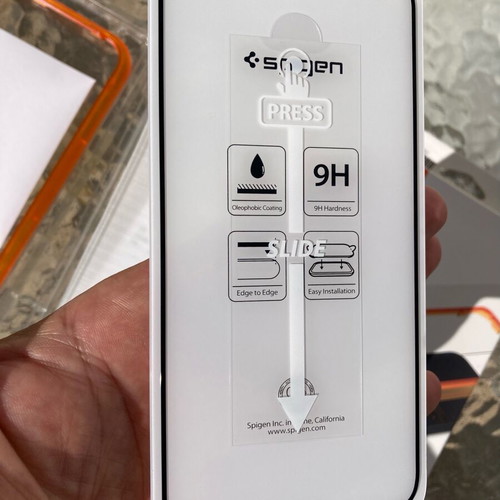 iPhone 14 Pro Max Spigen Full Face Tempered Glass new
