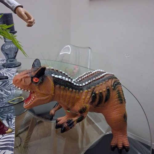 Red dragon figure like new with sound