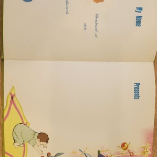 Vintage λεύκωμα Baby's First Diary Five Years καινούργιο