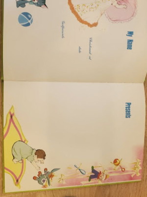 Vintage λεύκωμα Baby's First Diary Five Years καινούργιο