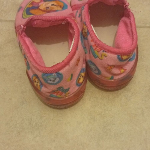 Paw Patrol winter slippers Parex size 26 like new, pink multicolor