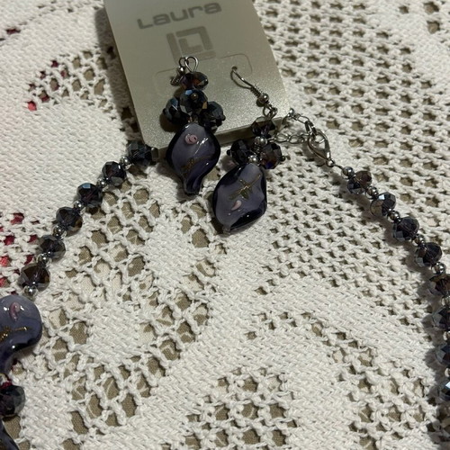 Jewelry set necklace and earrings new