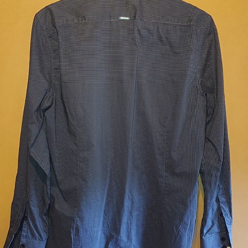 Antony Morato men's shirt used, size M, dark blue with pattern