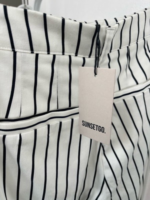 SUNSETGO stripped trousers | ριγέ παντελόνι sunsetgo