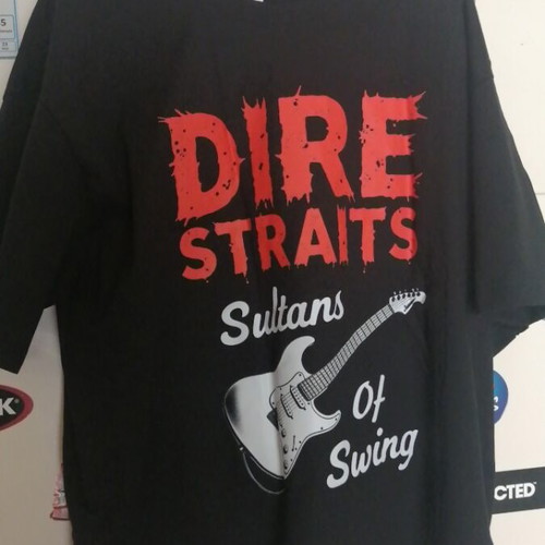 Dire Straits Sultans of Swing Unisex T-shirt 2XL new, cotton