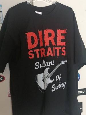 Dire Straits Sultans of Swing unisex t-shirt 2XL καινούριο, βαμβακερό