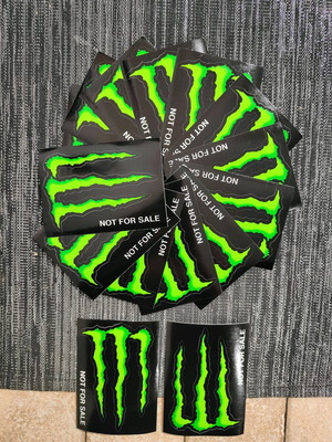 Monster vinyl stickers new, pack of 22