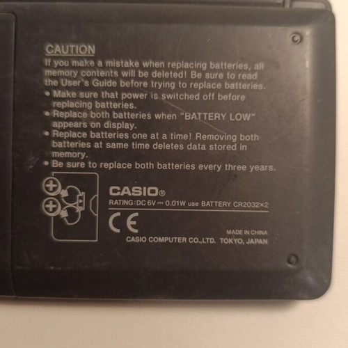 Casio Digital Diary SF-3300ER used, 32KB memory