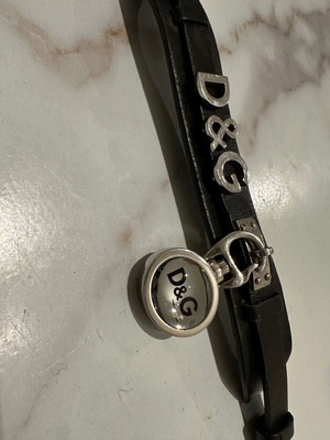 Ρολόι Dolce & Gabbana Vintage δερμάτινο σαν καινούργιο, μαύρο