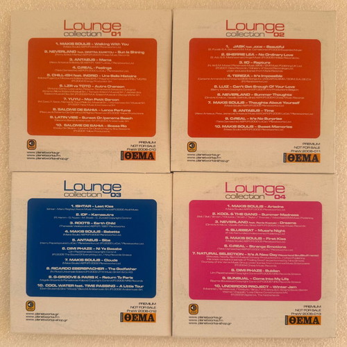 Lounge Collection 4 CDs used, 40 songs