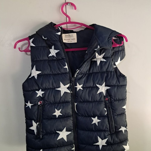 Zara kids' vest blue like new, age 8/9