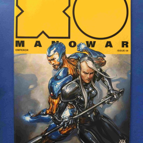 X-O Manowar Vol 4 Issue 8 C Variant Cover comic used