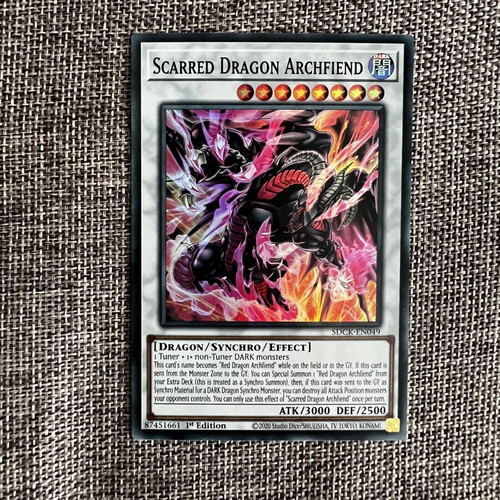 Scarred Dragon Archfiend Ultra Rare Mint Yu-Gi-Oh! Card