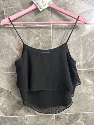 Funky Buddha top black, size S, like new