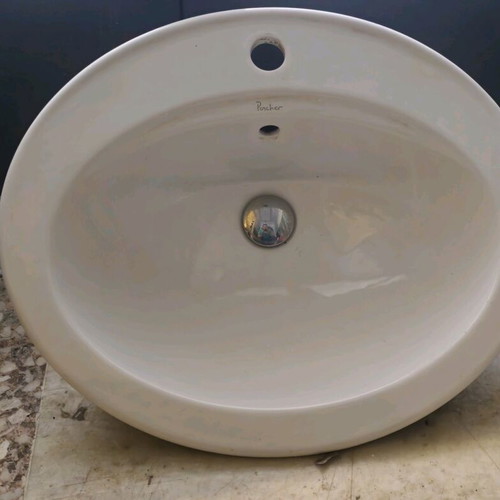 Bathroom sink used