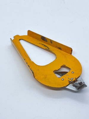 Bell 6-Way Can and Bottle Opener used, vintage yellow