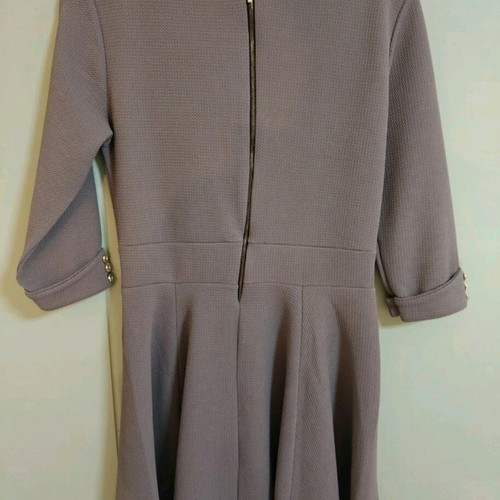 Women's dress with flared skirt grey new size M