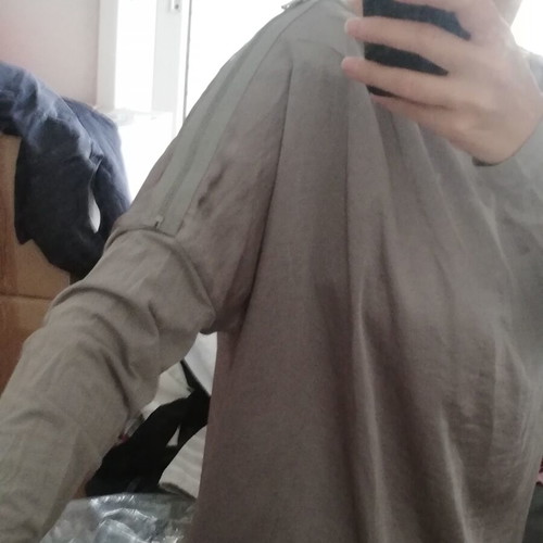 Benetton loose grey dress like new, size L