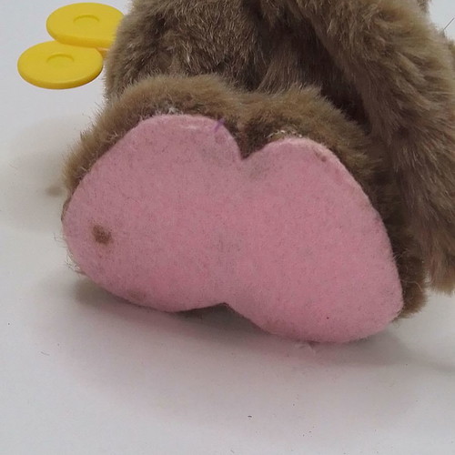 Vintage mechanical wind-up hamster toy used