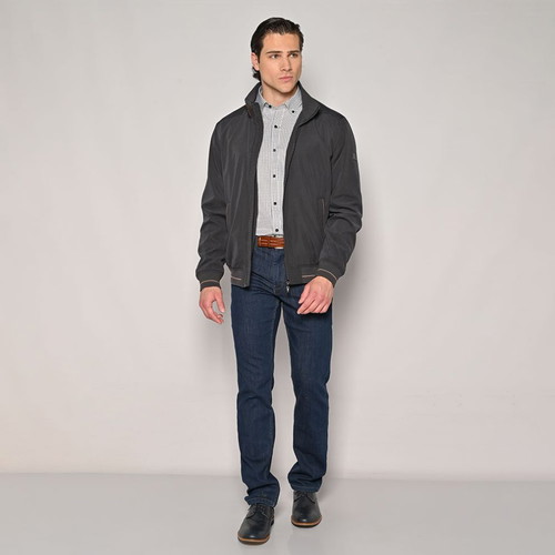 Sogo Men's Jacket Blue New With Elastic