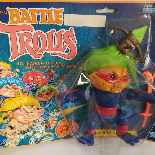 Battle Trolls Nunchuck Troll Hasbro 1993 new