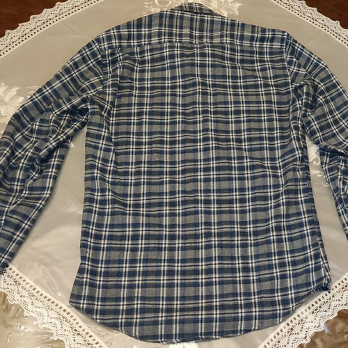 Jasmen Blue Medium Checkered Shirt used