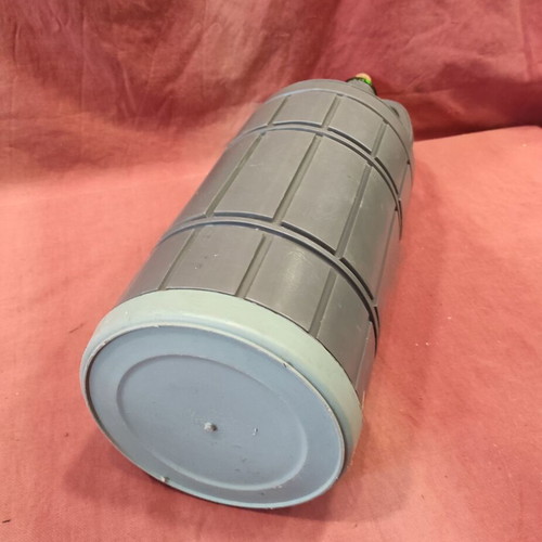 Damigiana with plastic coating like new, height 50cm, circumference 53cm