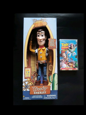 Sheriff Woody Talking Action Figure new, Disney Pixar Toy Story