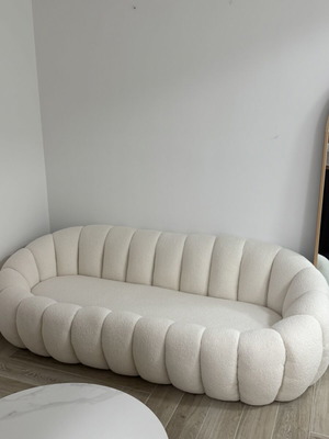 Cloud boucle sofa 190cm new, beige