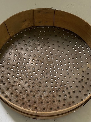 Antique sieve from 1940, old