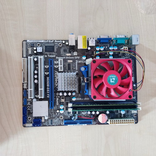 Σετ μητρικής Asrock 960GM-GS3 με CPU FX 4100, HDD, GPU, 6GB RAM μεταχειρισμένο