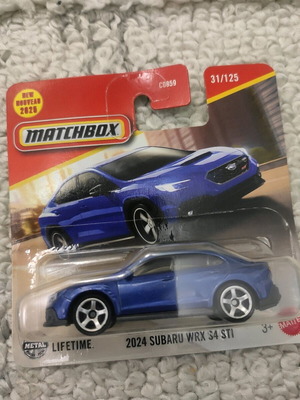 Subaru WRX S4 STi 1/64 new Matchbox toy car